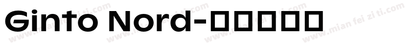 Ginto Nord字体转换